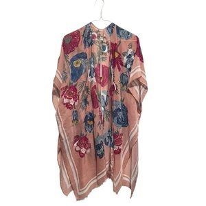 Woven Heart Made in India Kimono Cover Up Bohemian Wrap, New with Tags